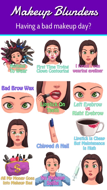 MakeupMoji - makeup & beauty lovers emoji keyboard by Editr Apps Inc.