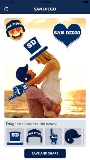 San Diego Baseball Stickers & Emojis(圖1)-速報App