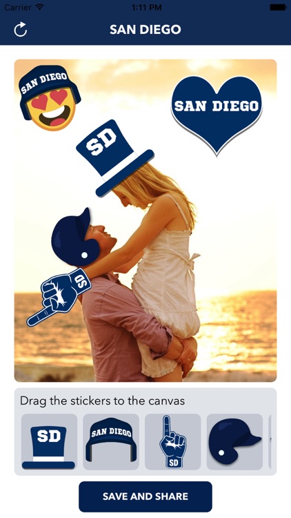 San Diego Baseball Stickers & Emojis