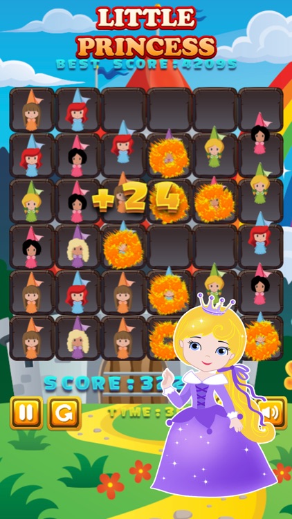 Pretty Princess Girl & Friends Puzzle Game