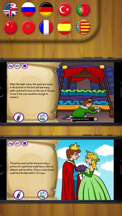 Princess and the Pea Classic interactive book Pro