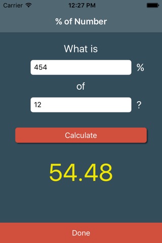 Percentage Calculator for Discount Tax & Sales screenshot 2