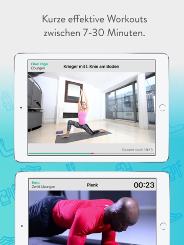 Fitness und Yoga Workouts mit Portable Training screenshot 2