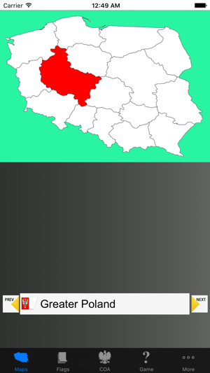 Poland State Flags and Maps