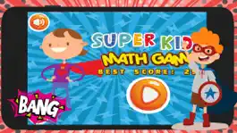 Game screenshot Superkid Easy Math Problem:1st 2nd Grade Math Test mod apk