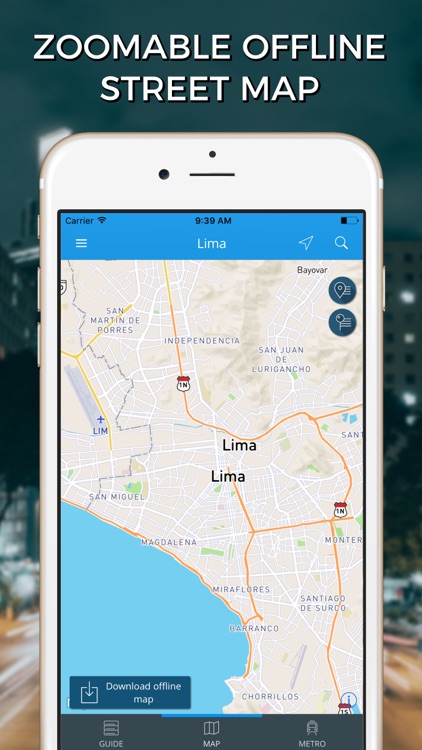 Lima Travel Guide with Offline Street Map! screenshot-3