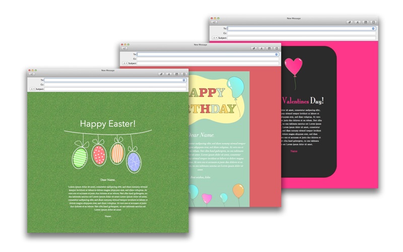Templates Hero - Stationery Collection for Mail thumbnail 3