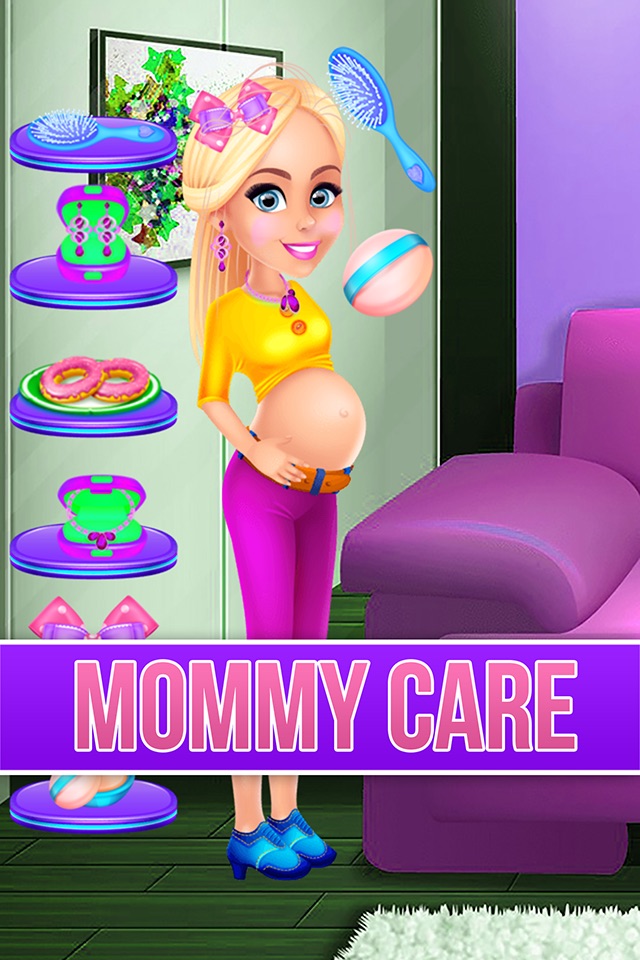 Mommy's Triplets Baby Story - Makeup & Salon Games screenshot 2