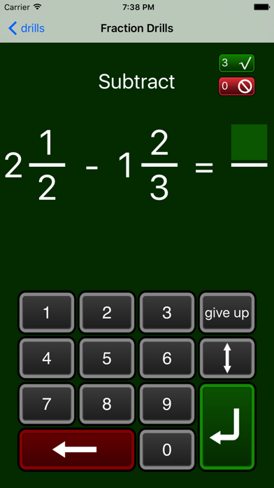 Fraction Drills Screenshot 4
