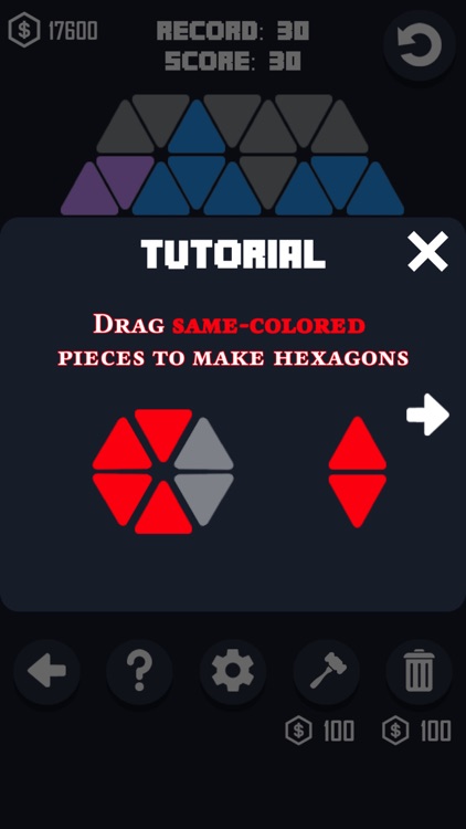 Make Hexagon - Merge Six Hexa