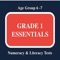 Class 1 Essentials is an app for kids in kindergarten or class 1