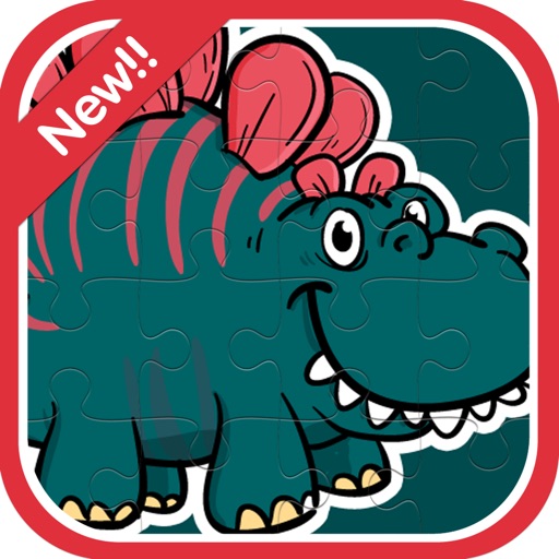 Dinosaur Magic Jigsaw Puzzles Games Play Matching Icon