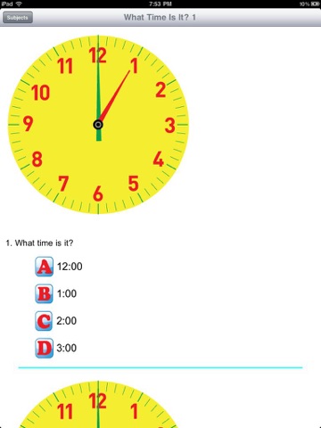 Telling Time Workbook screenshot 2