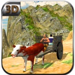 Offroad Bull Cart Hill Rider  Bullock Riding Sim