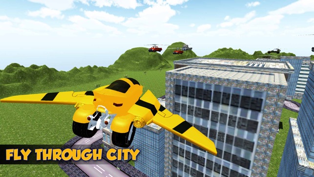 Flying Hover Robot Bike: Riding Simulator(圖1)-速報App