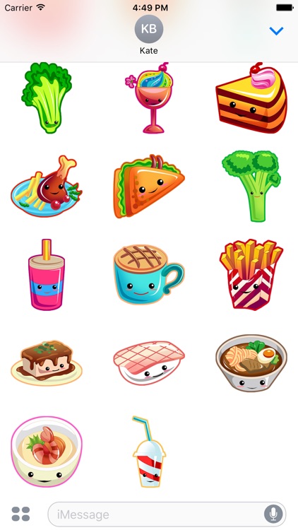 ChibiFood Stickers