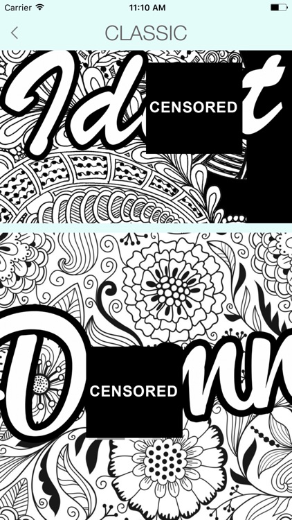 Coloring Book Swear Words - For ADULTS screenshot-3