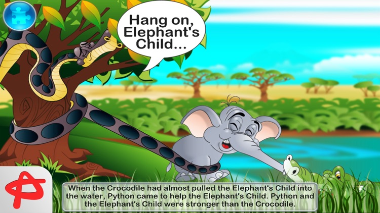 The Elephant's Child: Interactive Story Book screenshot-4