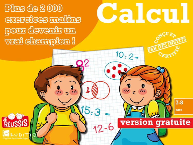 Calcul 7-8 ans FREE - amusant et malin