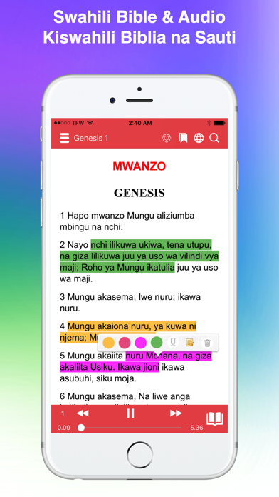 How to cancel & delete Swahili Bible Takatifu from iphone & ipad 1