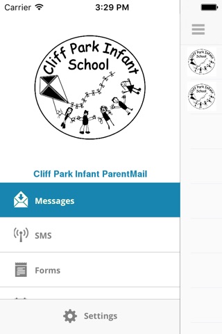 Cliff Park Infant ParentMail (NR31 6SZ) screenshot 2