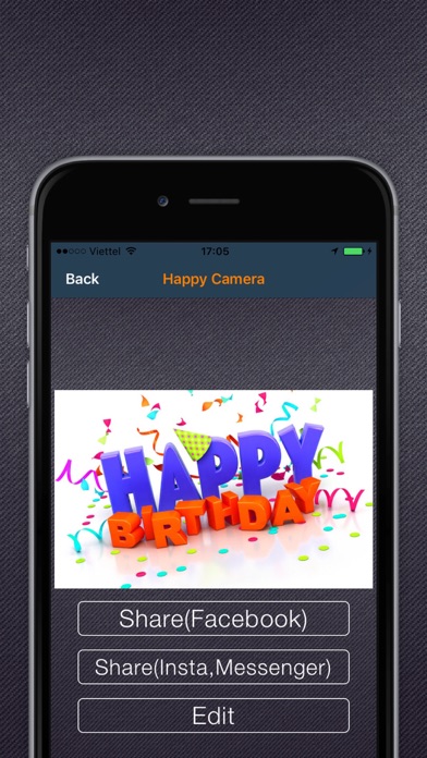Happy Camera: Happy Birthday Gifs & Photo Quotes screenshot 3