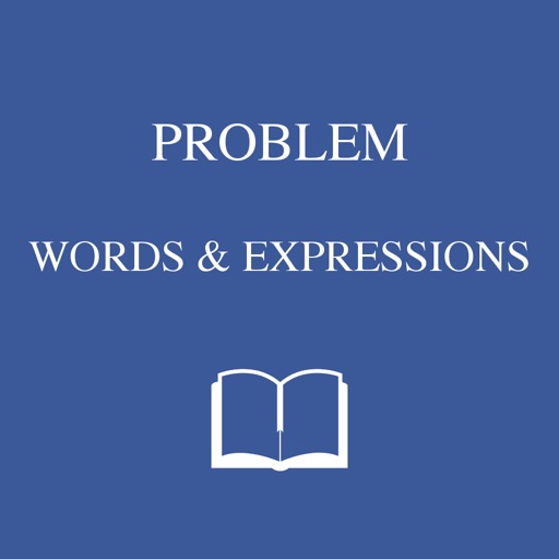 Problem words dictionary icon