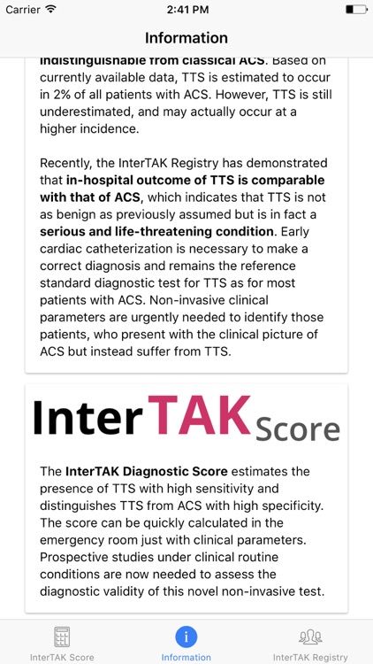 InterTAK Diagnostic Score Calculator screenshot-3