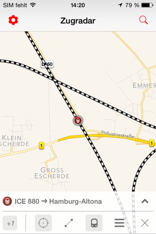 DB Zugradar screenshot 2