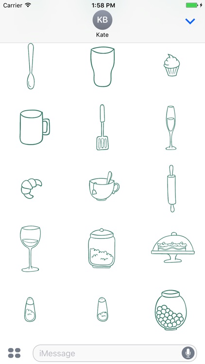 Animated Cute Kitchen Stickers screenshot-4