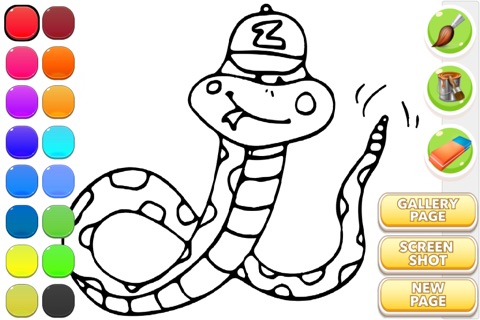 snake games - snake drawing screenshot 2