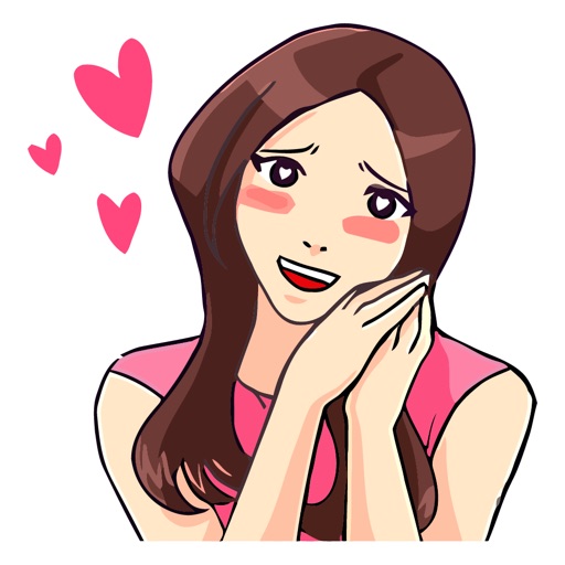 Lovers Couple Animated Emoji Stickers icon