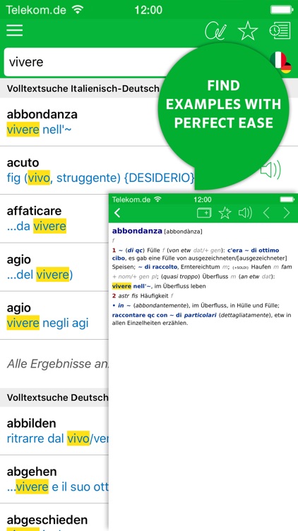 Dictionary Italian - German PREMIUM by PONS