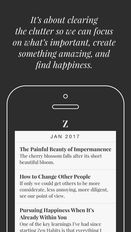 Zen Habits - Simplicity by Leo Babauta