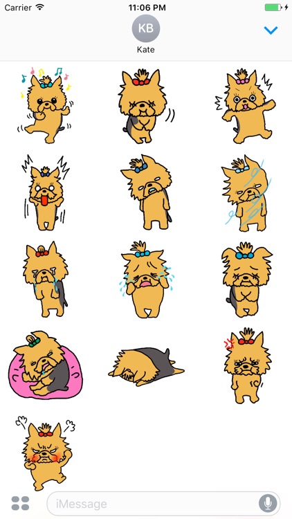 Ribbon The Cute Lion Stickers