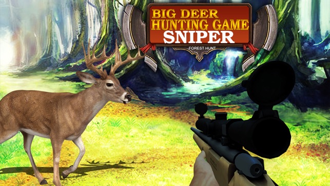 Big Deer Hunting Game : Sniper Forest Hunt Pro(圖1)-速報App