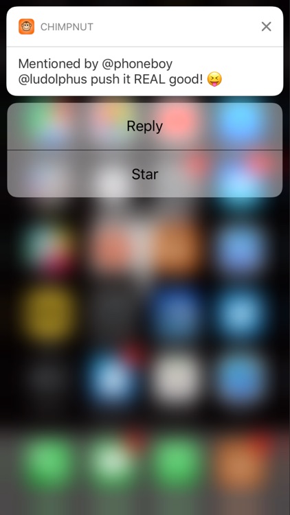 ChimPnut - Microblog client, Messaging and Patter