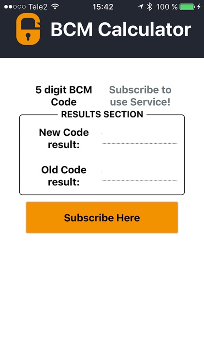 BCM Calculator