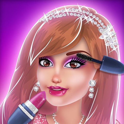 Elegant Girl Makeover: Beauty Salon Icon