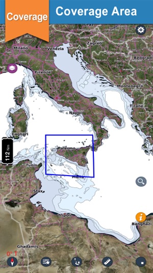 Sicily Island Nautical Charts