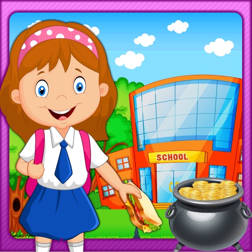 Kids School Cafe Cashier Icon