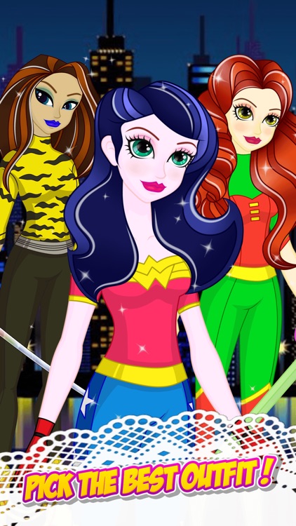 Superhero Girl Dress Up Games screenshot-3