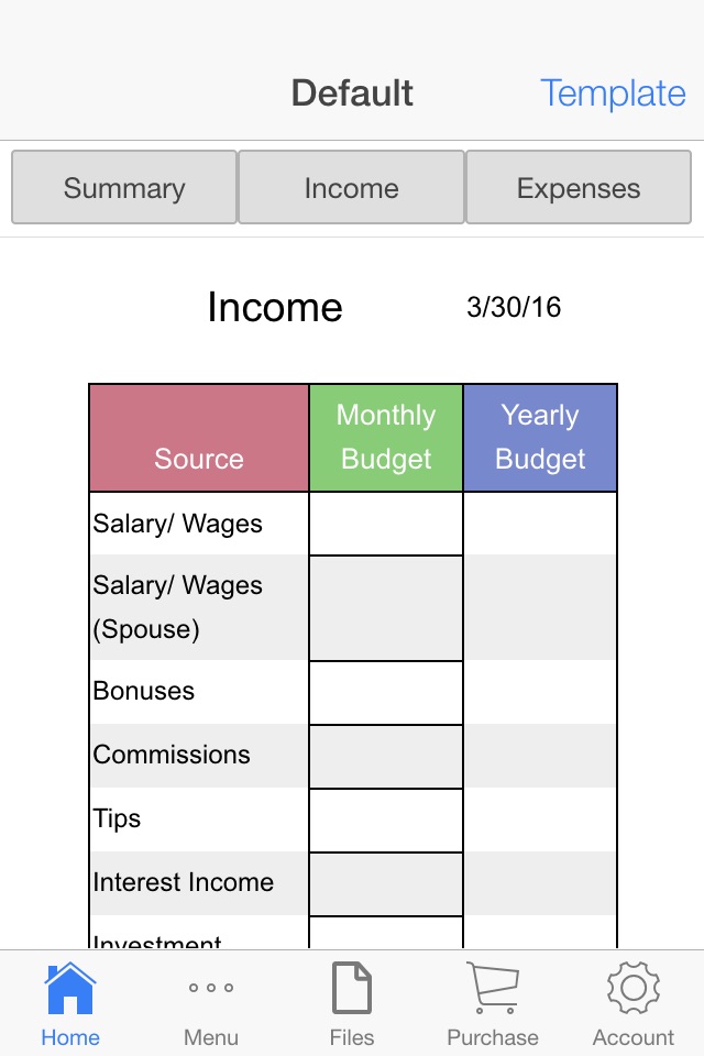 House Ledger screenshot 2