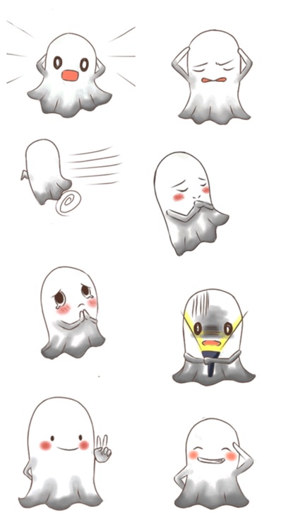 Little Ghost Stickers