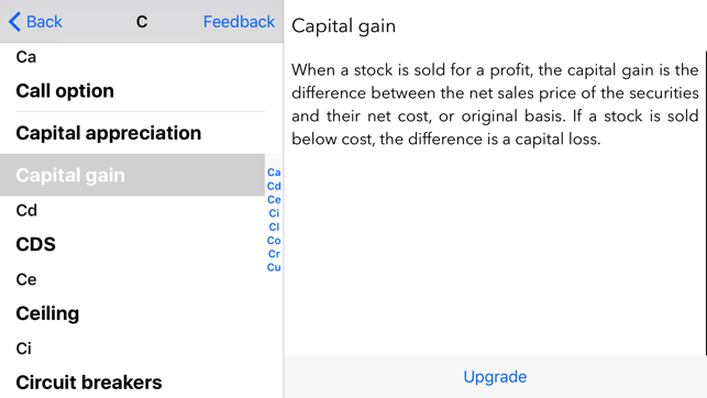 Harvey's Financial Glossary Plus(圖4)-速報App