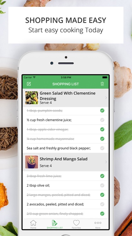 Caveman Feast Paleo Recipes | Shopping List screenshot-4
