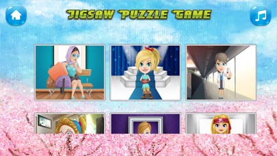girls jigsaw puzzle cartoon games 1.0 IOS -