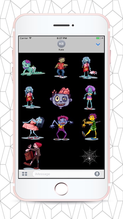 Zombie Animated Stickers