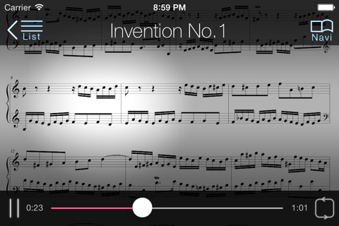 Bach, J. S. Invention Excerpts screenshot 2