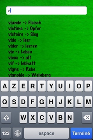 Allemand avec Vocab Mole screenshot 2